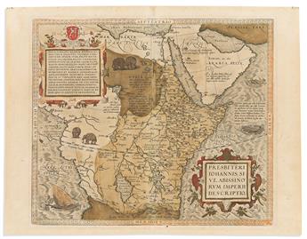 (AFRICA.) Abraham Ortelius. Presbiteri Johannis, Sive, Abissinorum Imperii Descriptio.                                                           